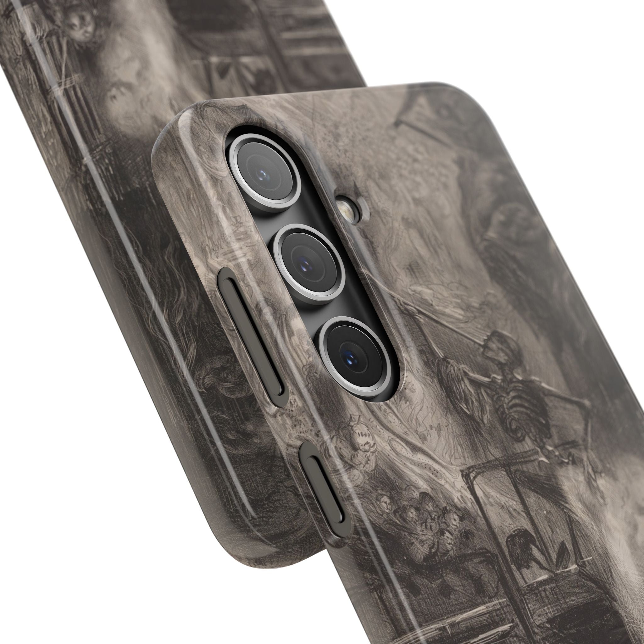 La Rue de la Vieille Lanterne (The Suicide of Gérard de Nerval) by Gustave Doré - Samsung Slim Case