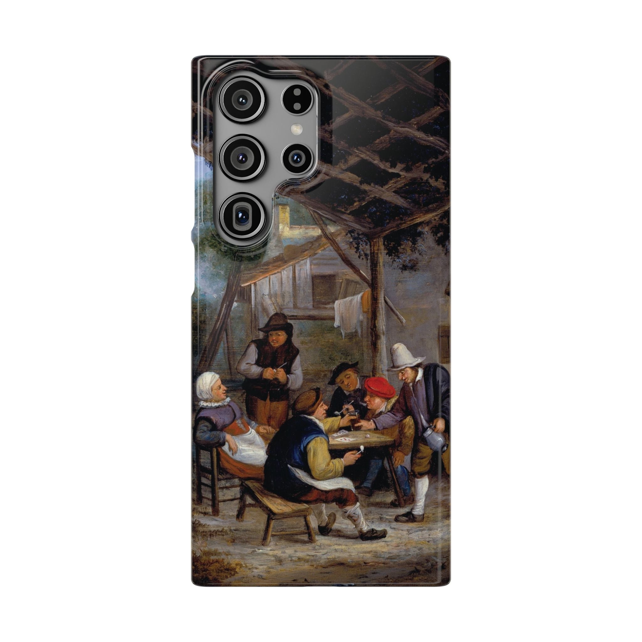Peasants Drinking by Adriaen van Ostade - Samsung Slim Case