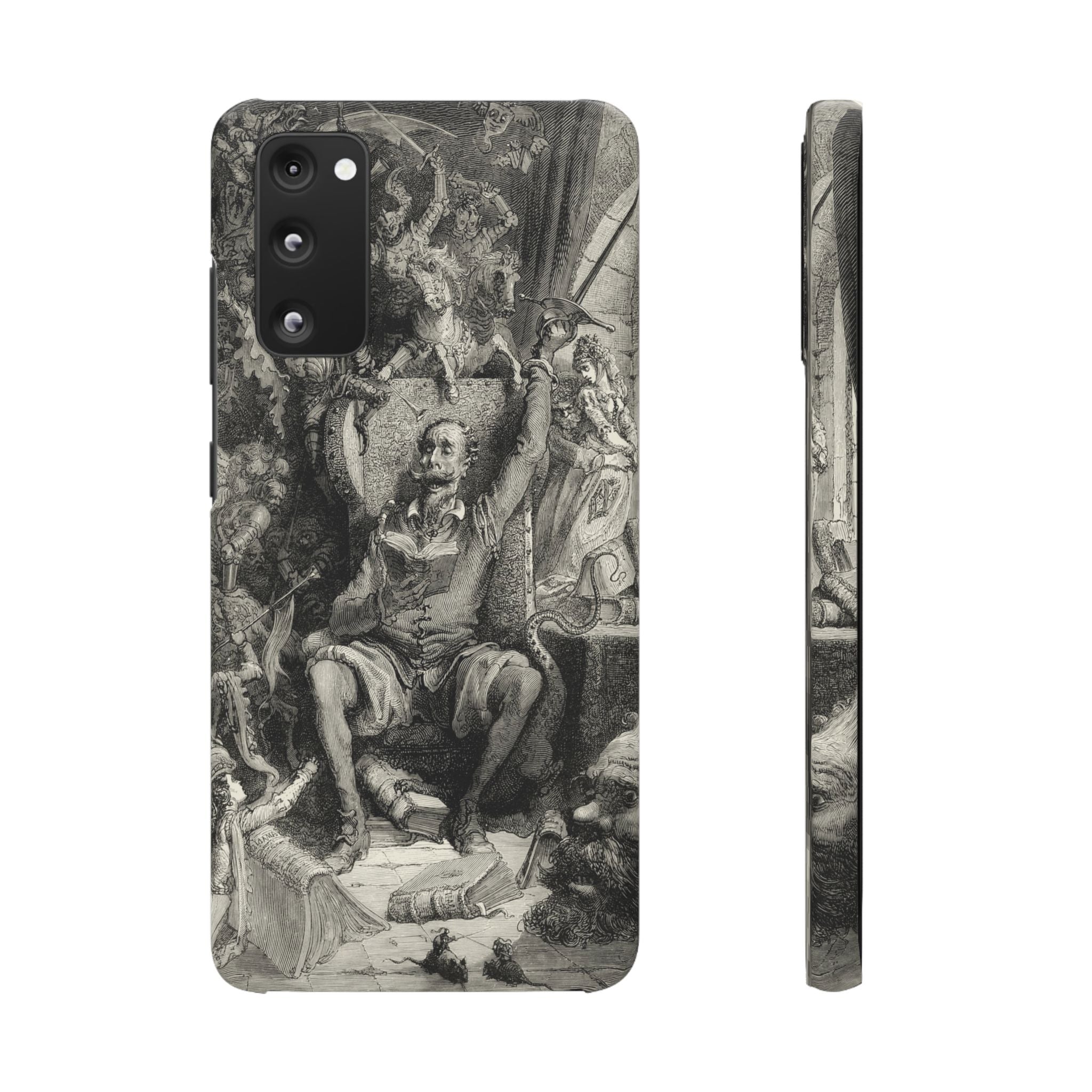 Don Quixote and His Visions by Gustave Doré - Samsung Slim Case