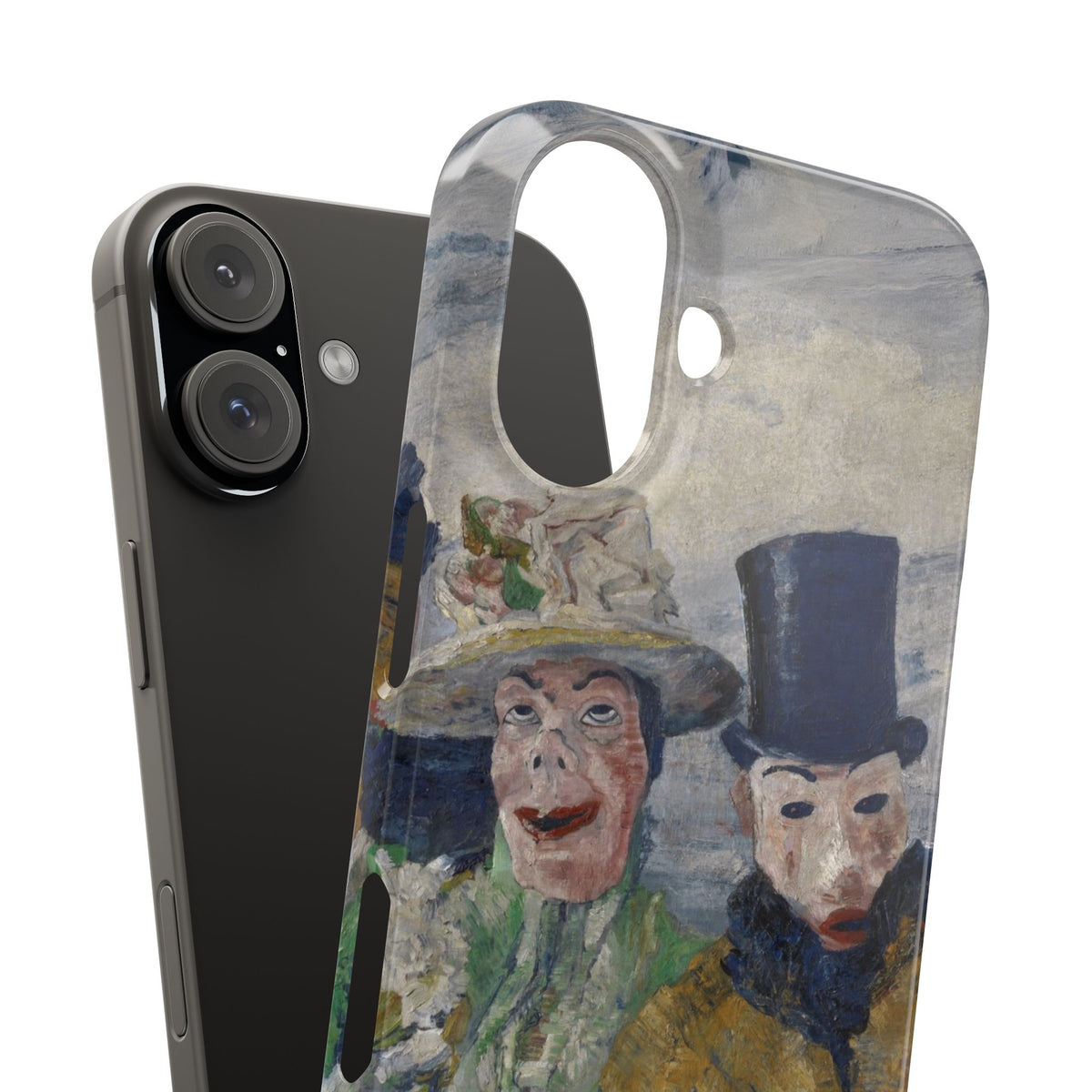 The Intrigue by James Ensor - iPhone Slim Case