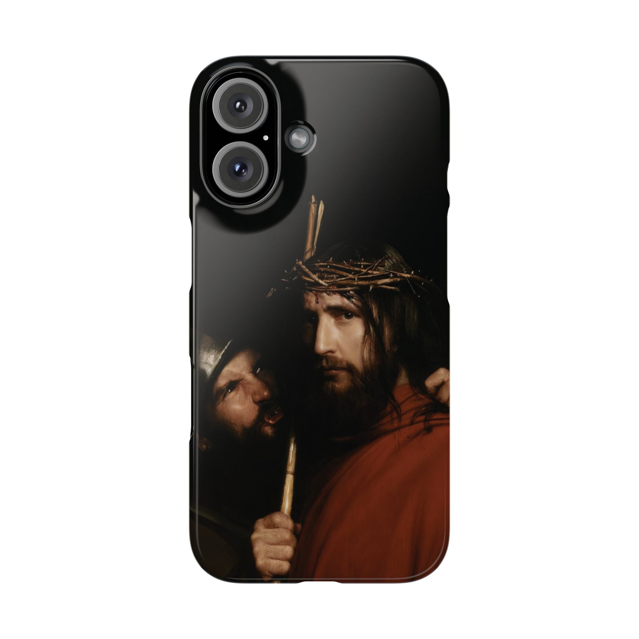 The Mocking of Christ by Carl Bloch - iPhone Slim Case