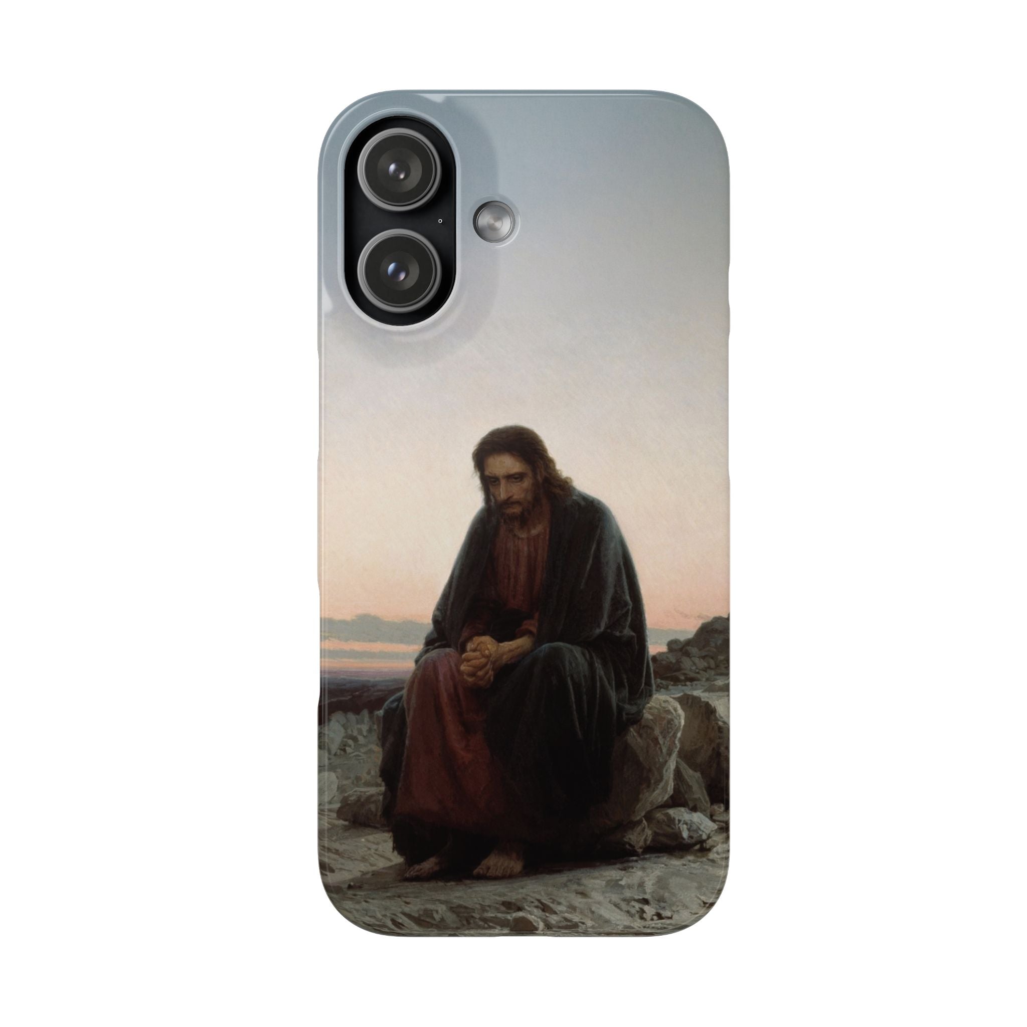 Christ in the Desert by Ivan Kramskoy - iPhone Slim Case