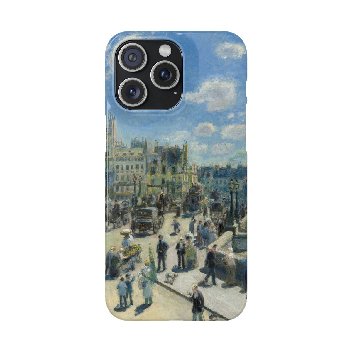Pont Neuf Paris by Pierre Auguste Renoir - iPhone Slim Case