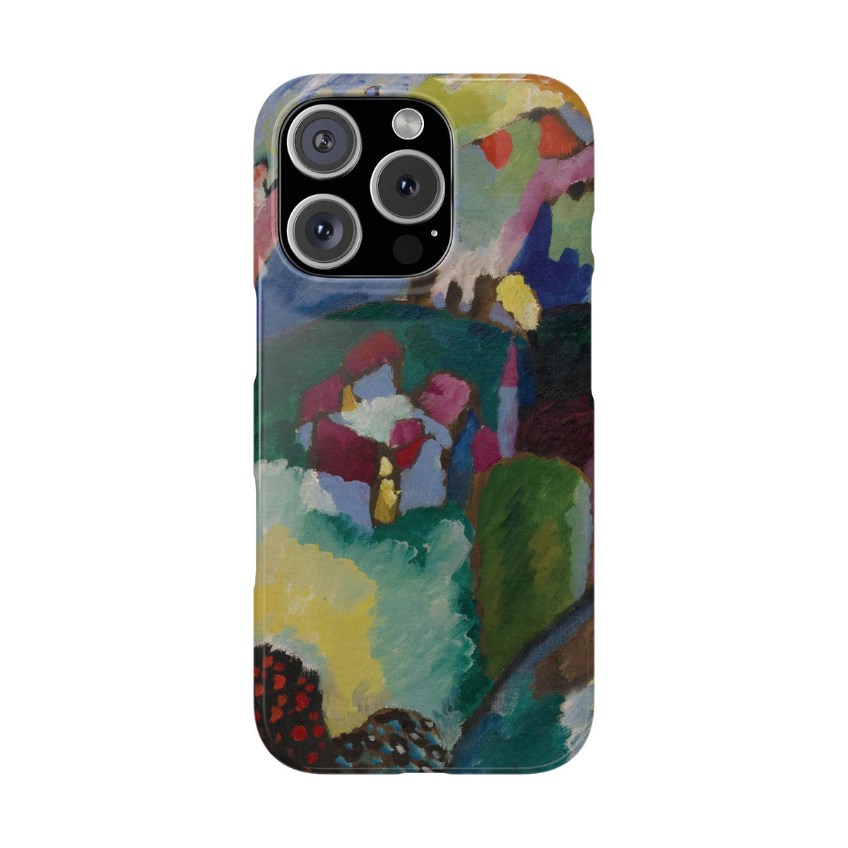 Landscape with Factory Chimney by Vasily Kandinsky - iPhone Slim Case