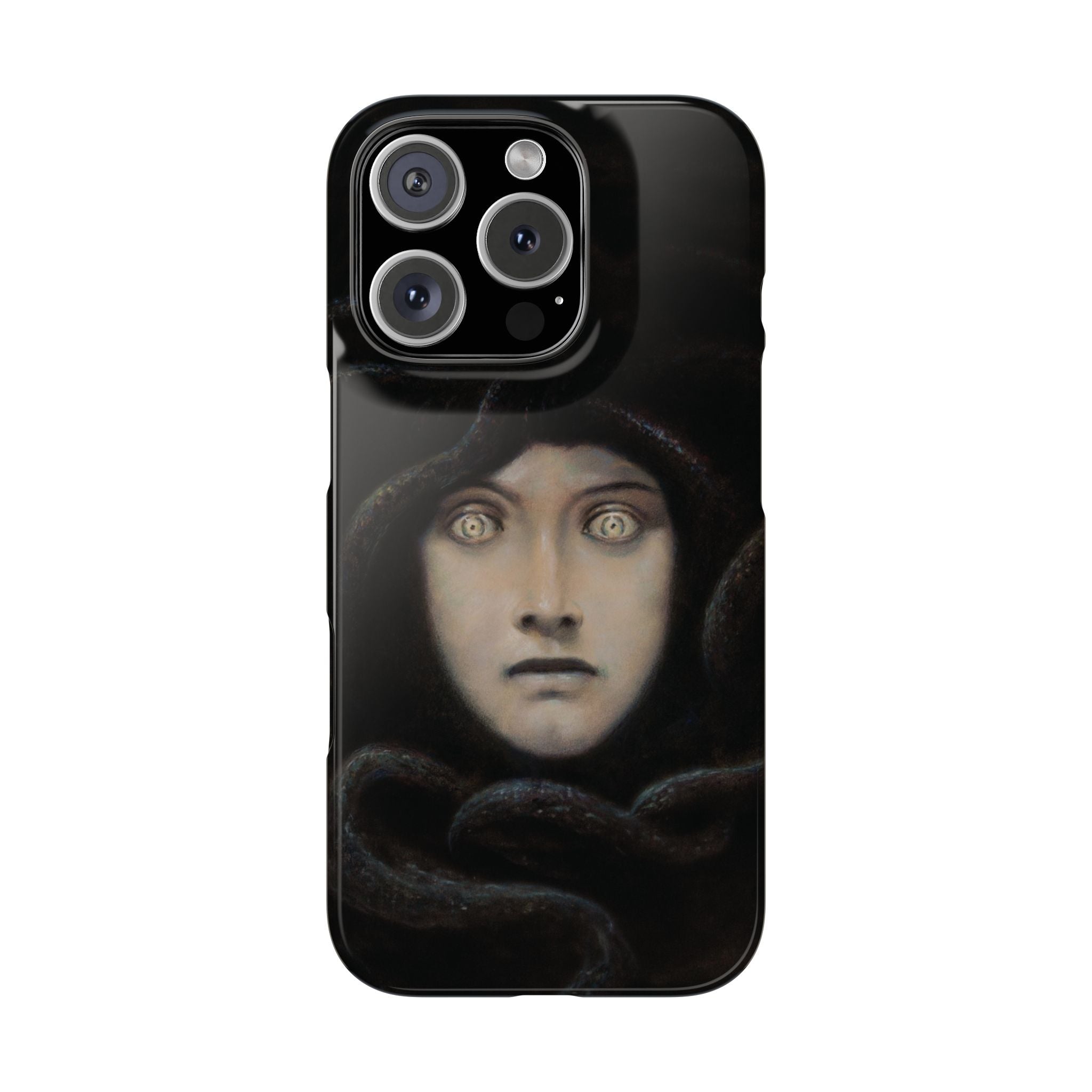 Head of Medusa by Franz von Stuck - iPhone Slim Case