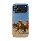 Riders Crossing The Desert by Jean-Leon Gerome - iPhone Slim Case