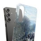 Boulevard des Capucines by Claude Monet - Samsung Slim Case