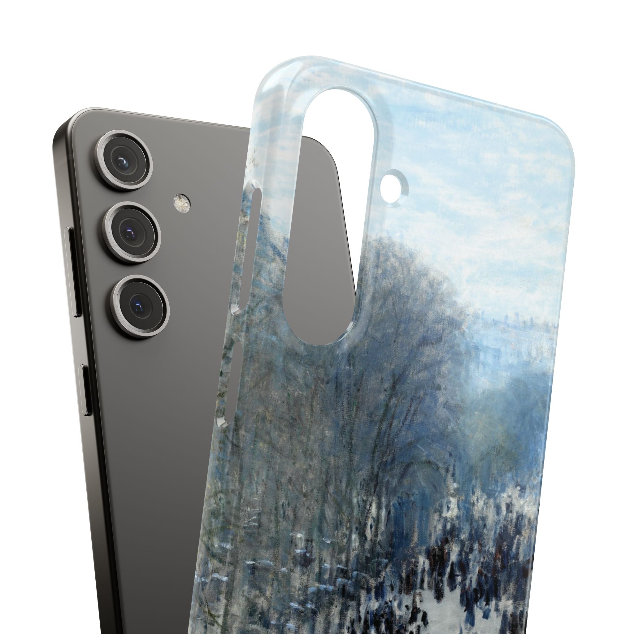 Boulevard des Capucines by Claude Monet - Samsung Slim Case