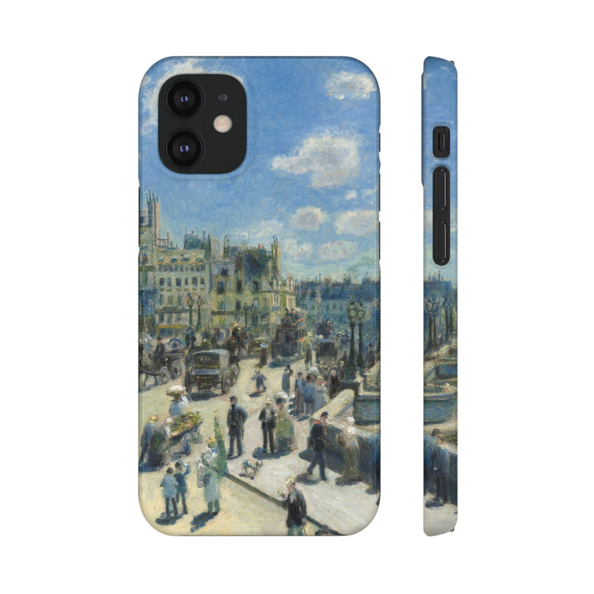 Pont Neuf Paris by Pierre Auguste Renoir - iPhone Slim Case