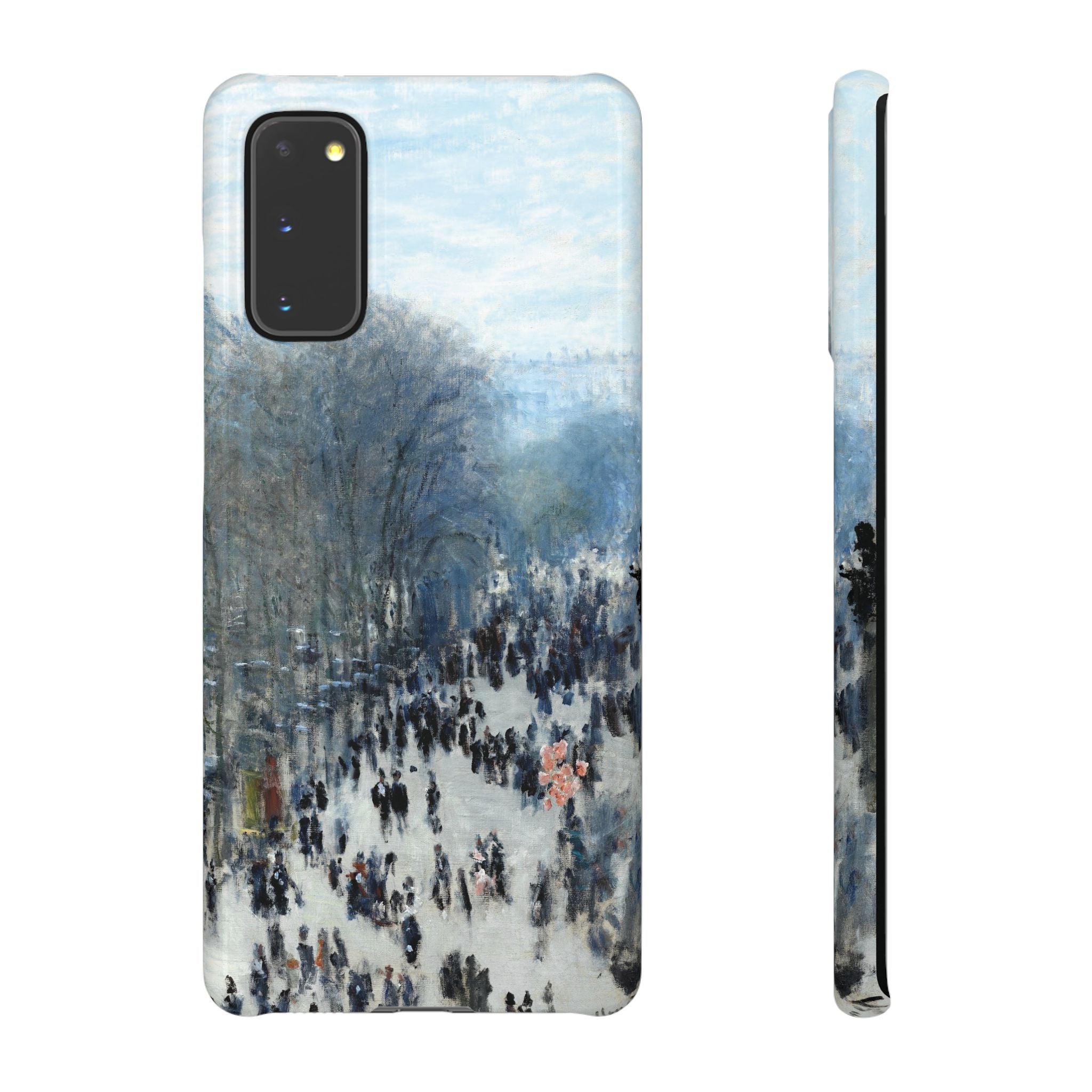 Boulevard des Capucines by Claude Monet - Samsung Slim Case