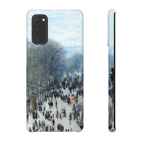 Boulevard des Capucines by Claude Monet - Samsung Slim Case