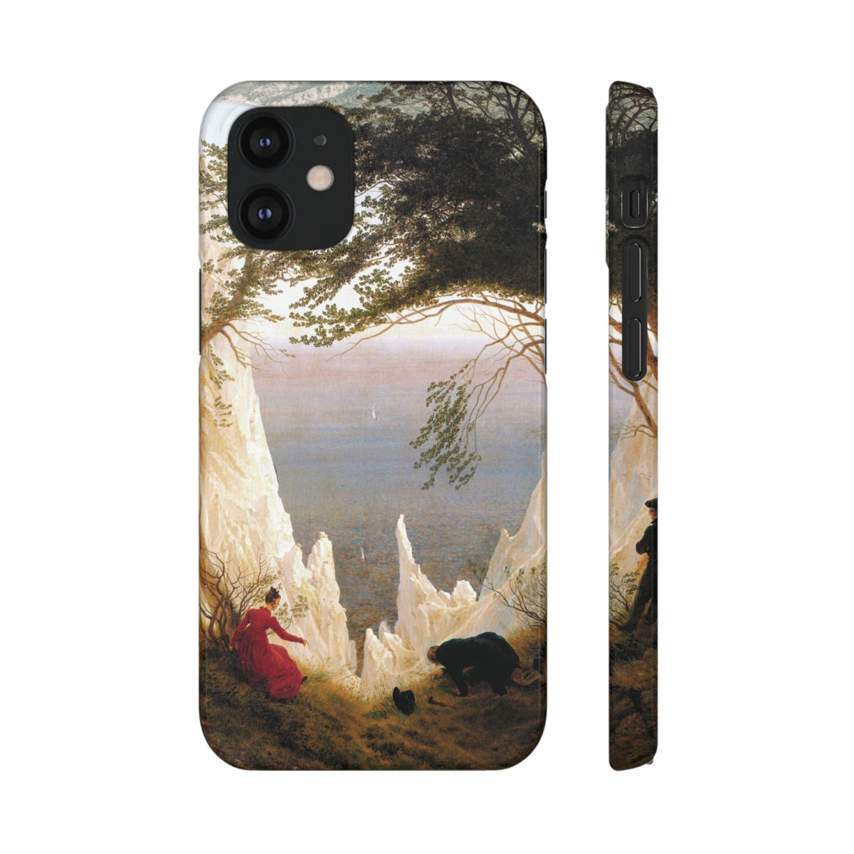 Chalk Cliffs on Rügen by Caspar David Friedrich - iPhone Slim Case