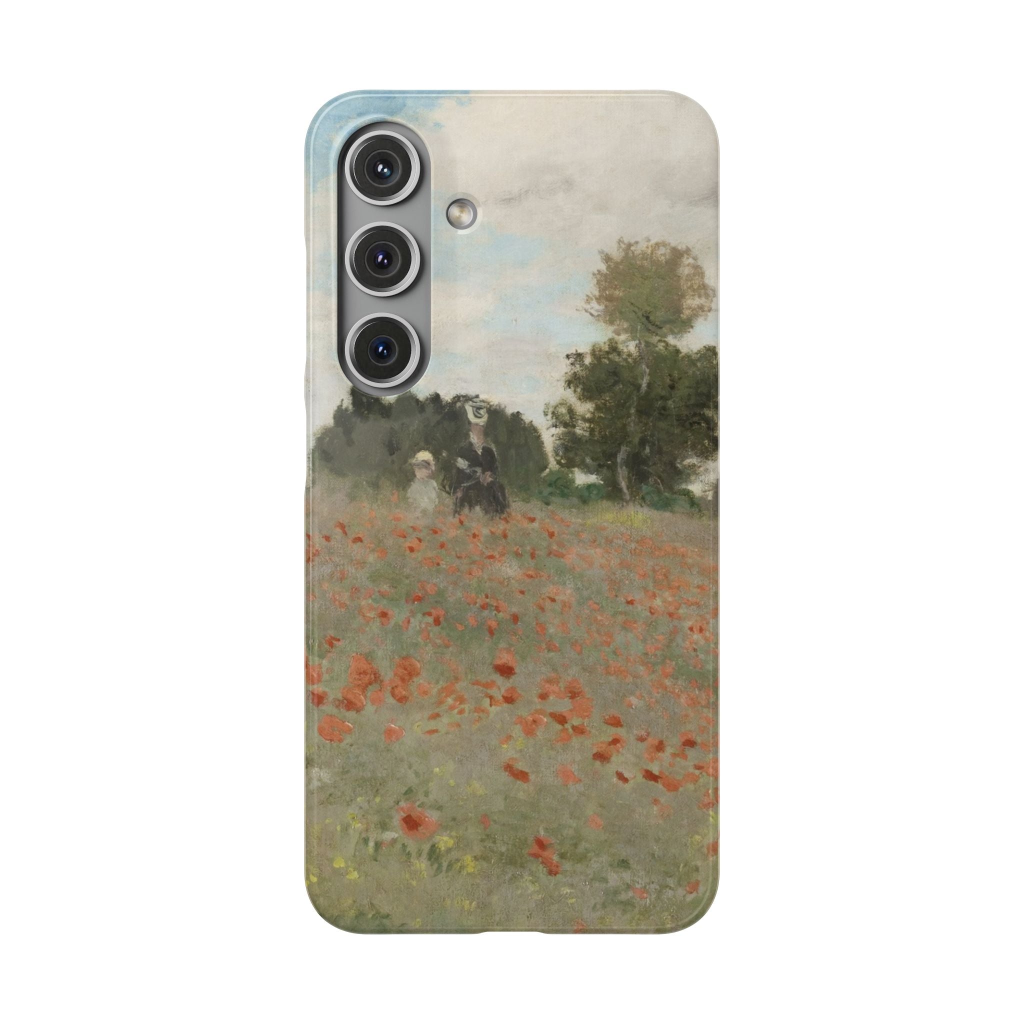The Poppy Field by Claude Monet - Samsung Slim Case
