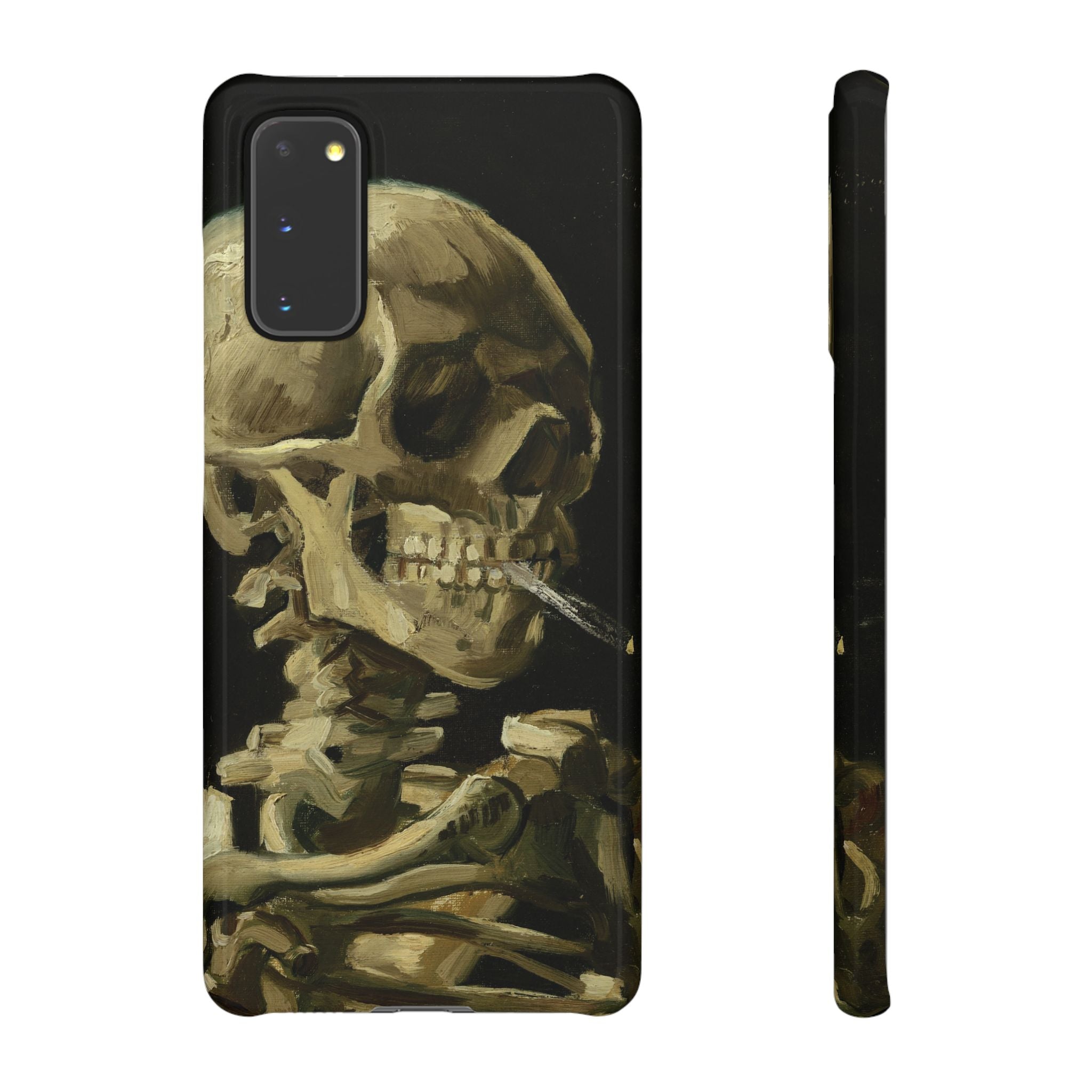 Head of a Skeleton with a Burning Cigarette by Vincent van Gogh - Samsung Slim Case