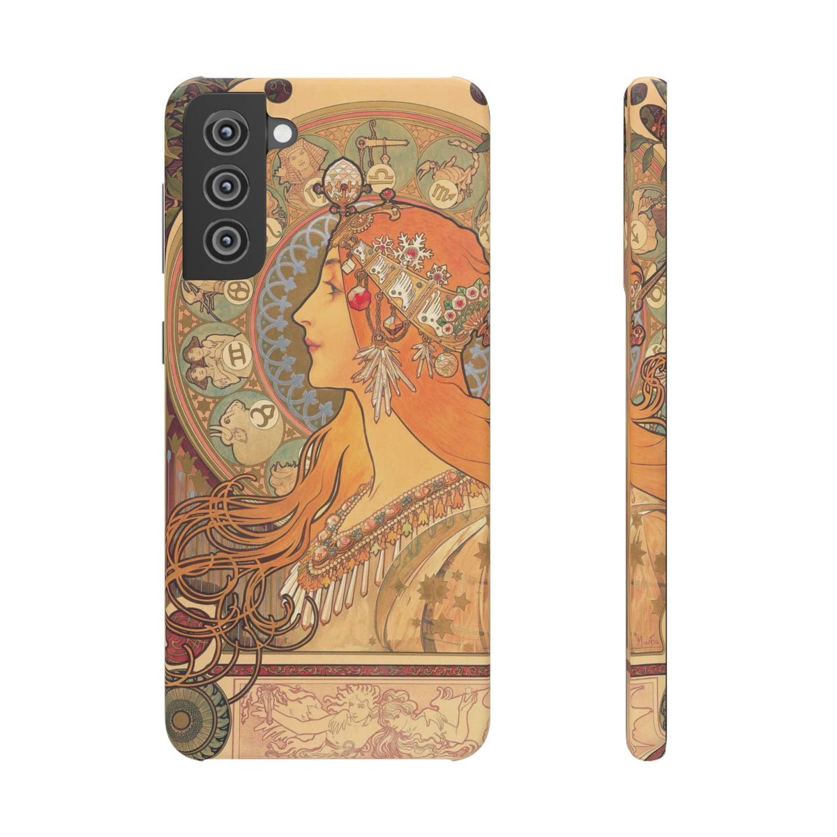 Zodiac by Alphonse Mucha - Samsung Slim Case