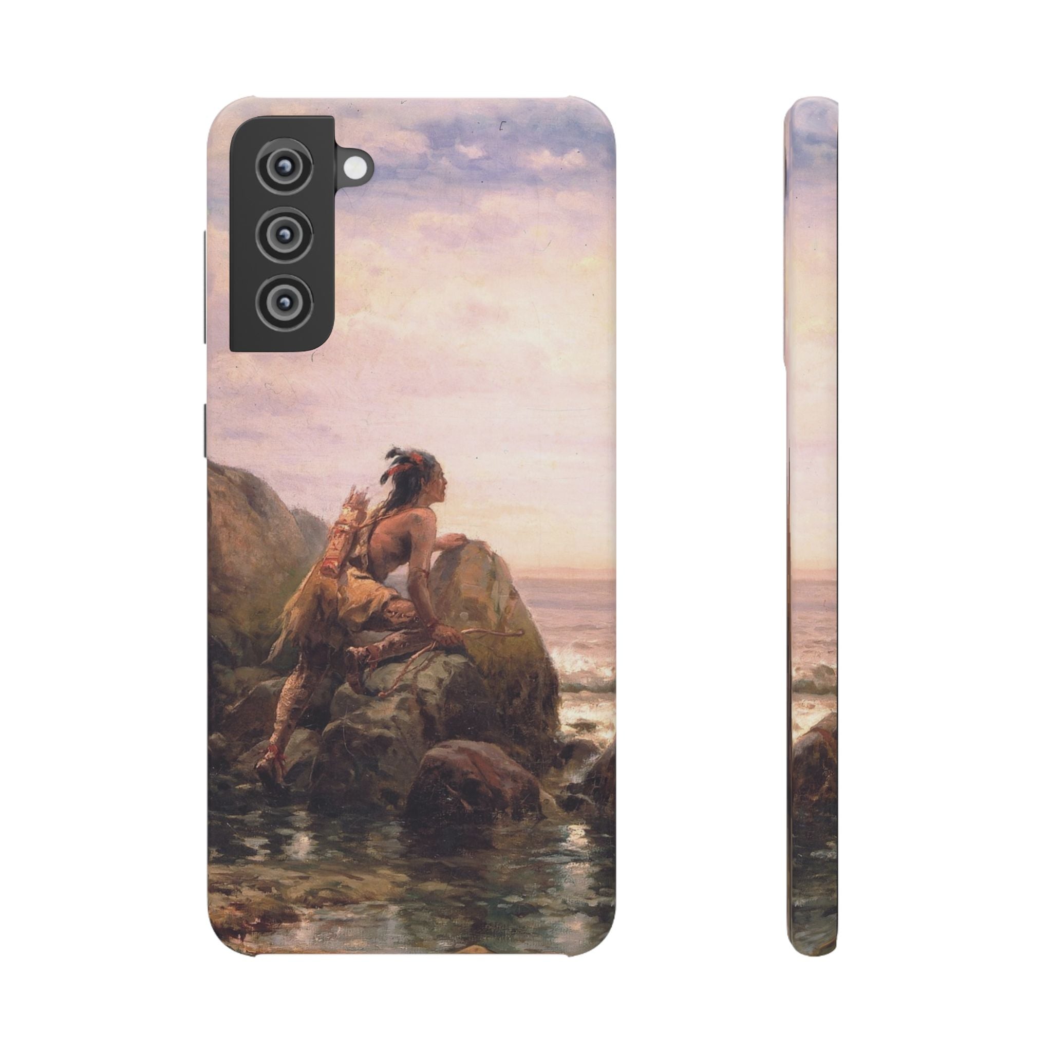 Henrik Hudson entering New York Harbor by Edward Moran - Samsung Slim Case