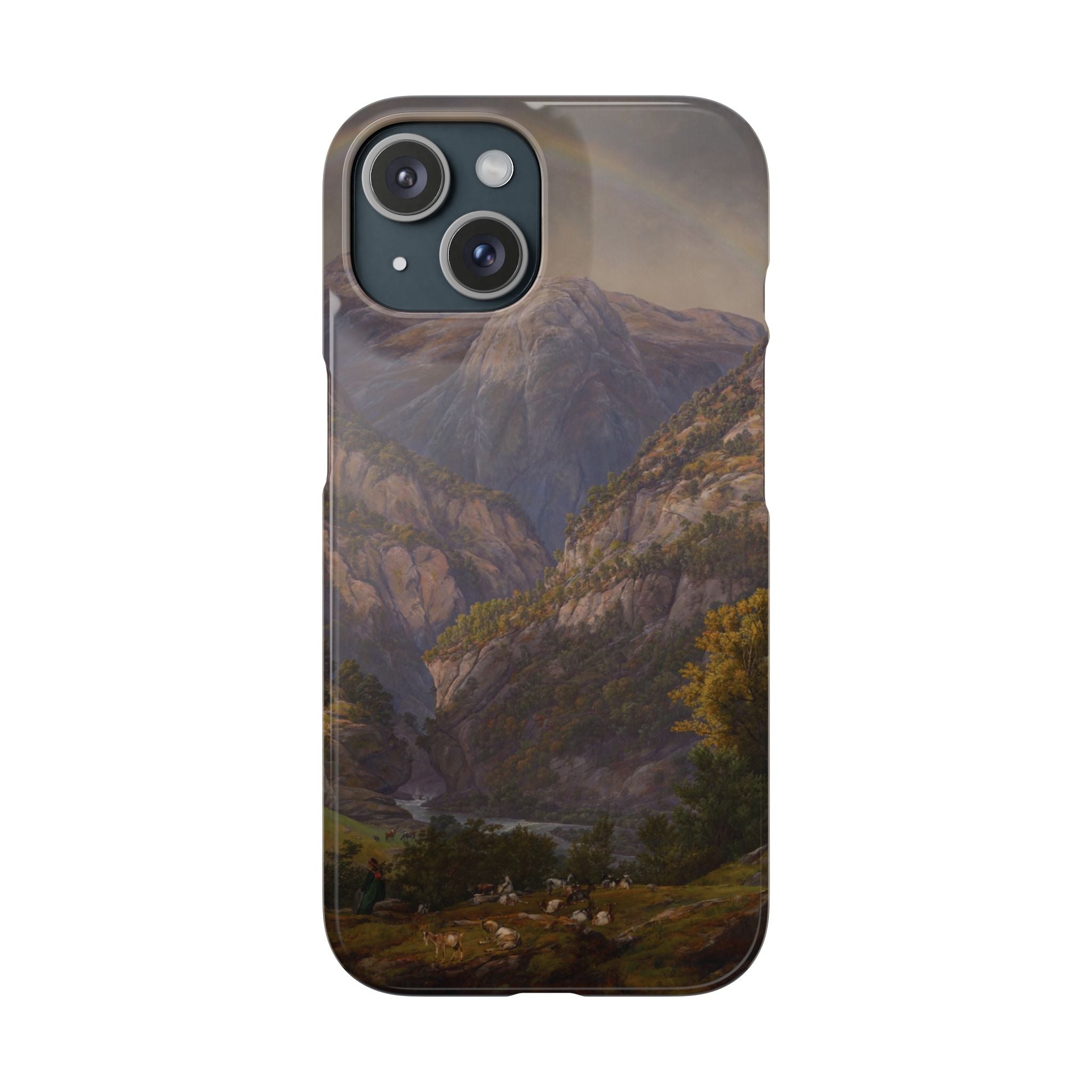 View from Stalheim by Johan Dahl - iPhone Slim Case