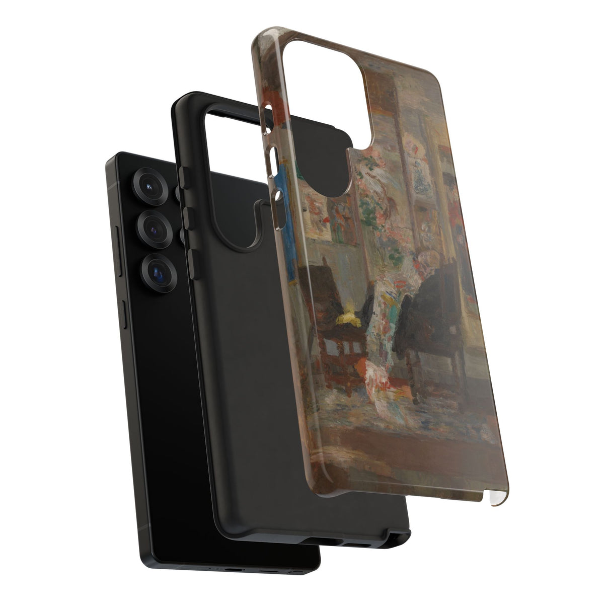Skeleton Looking at Chinoiseries by James Ensor - Samsung Tough Case