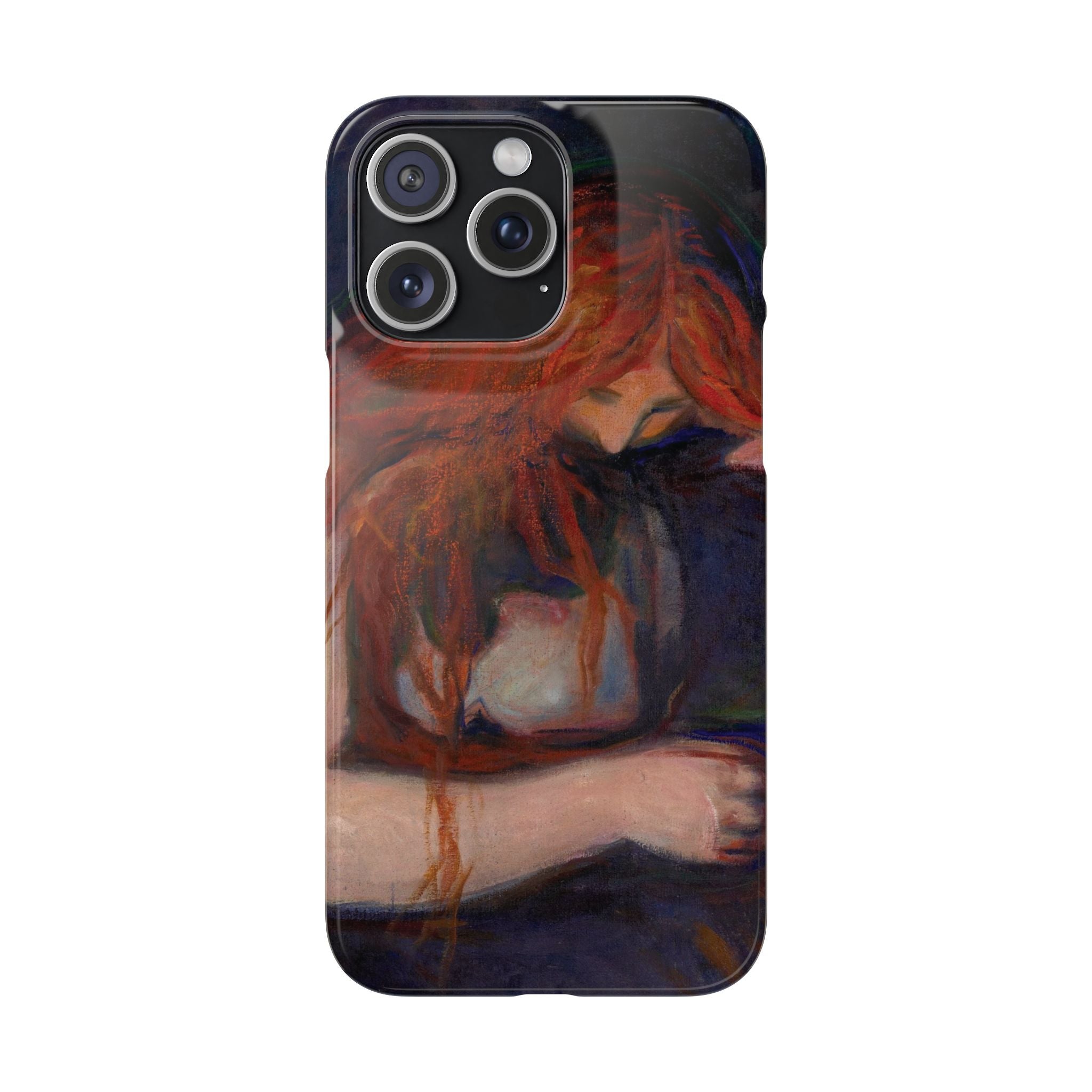 Vampire by Edvard Munch - iPhone Slim Case