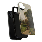 Swiss Landscape by Ivan Ivanovich Shishkin - iPhone Tough Case