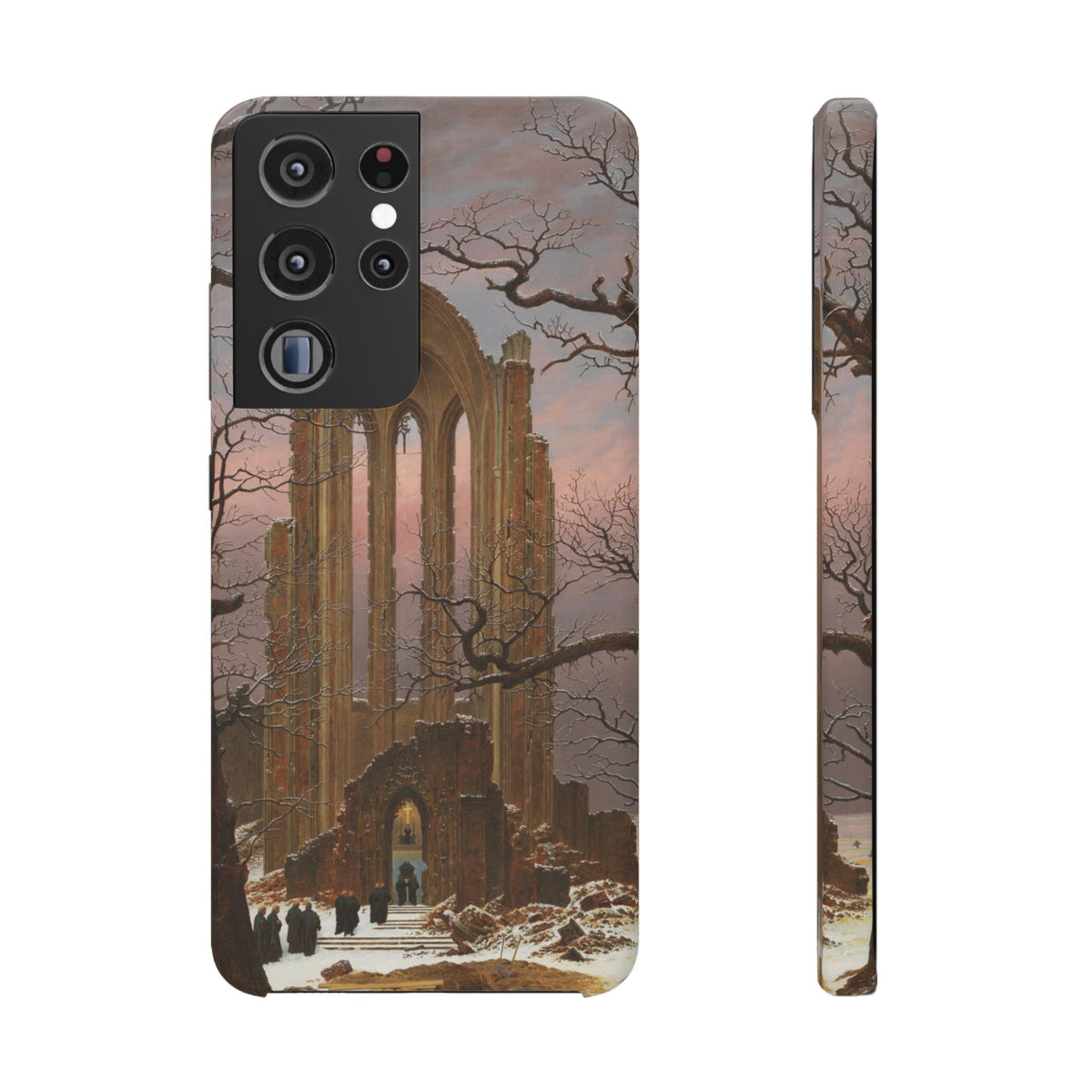 Monastery Graveyard in the Snow by Caspar David Friedrich - Samsung Slim Case