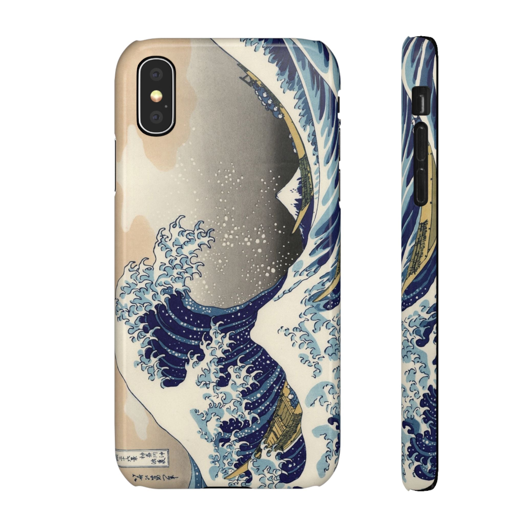 The Great Wave off Kanagawa by Hokusai - iPhone Slim Case