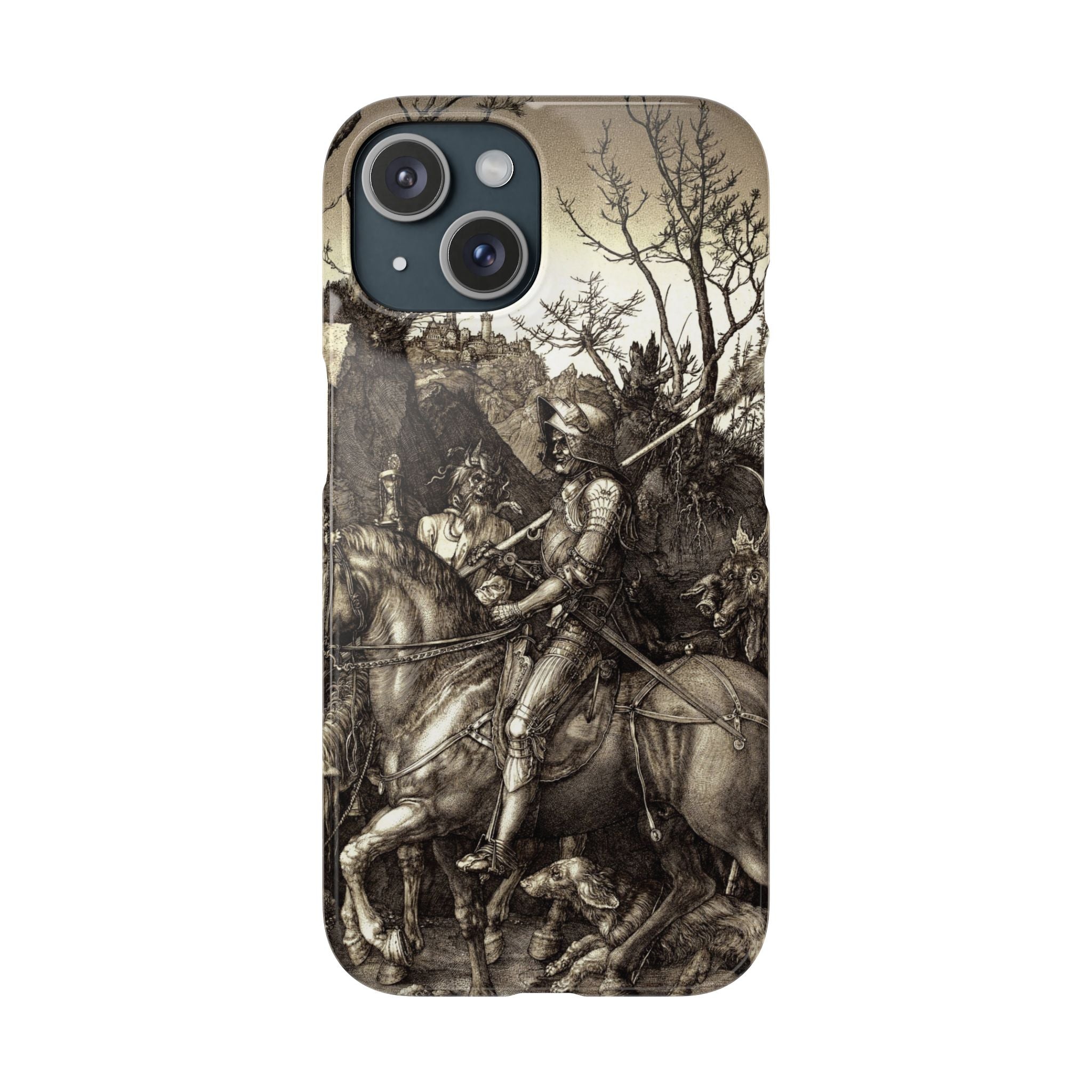 Knight, Death and the Devil by Albrecht Dürer - iPhone Slim Case