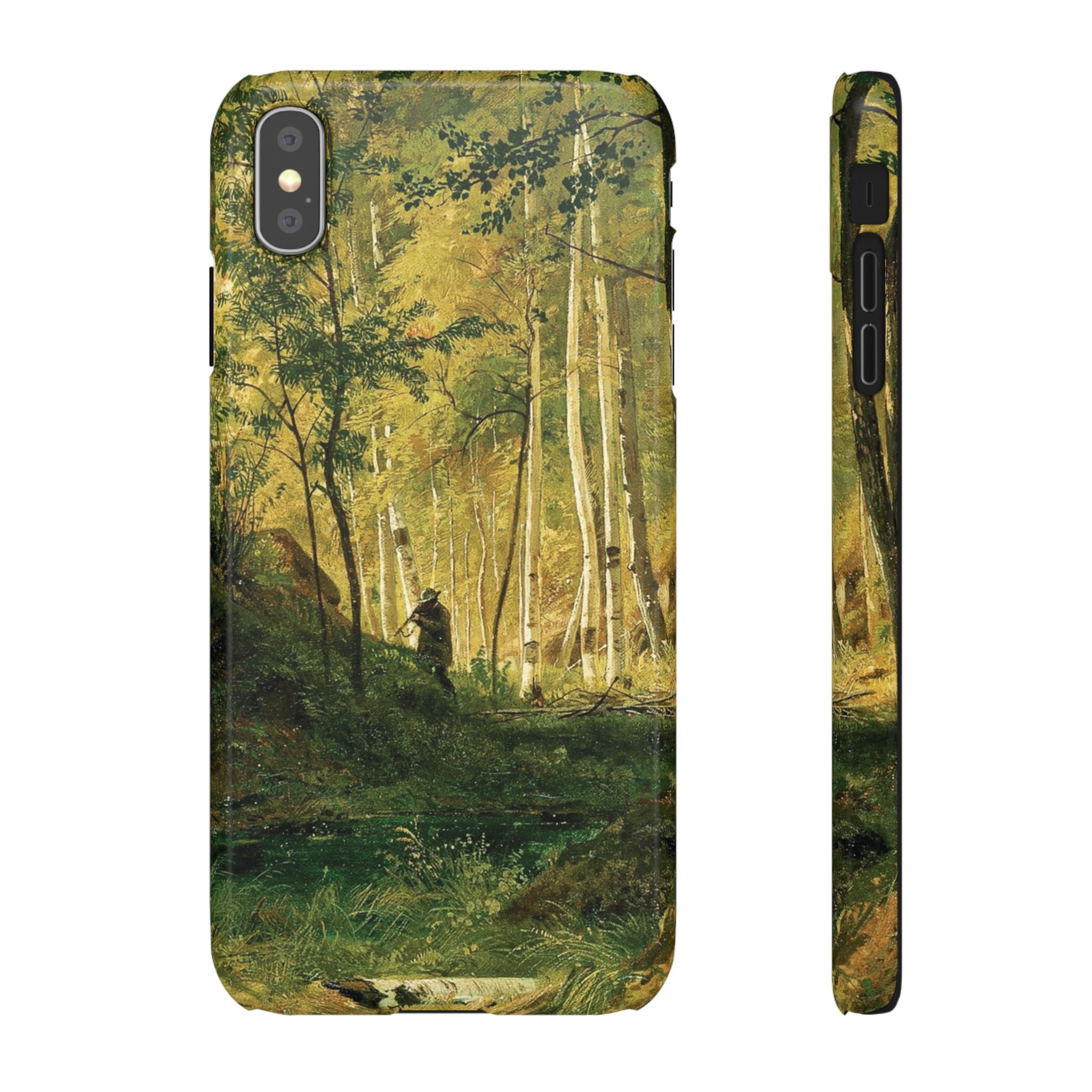 Landscape with a Hunter Valaam Island by Ivan Ivanovich Shishkin - iPhone Slim Case