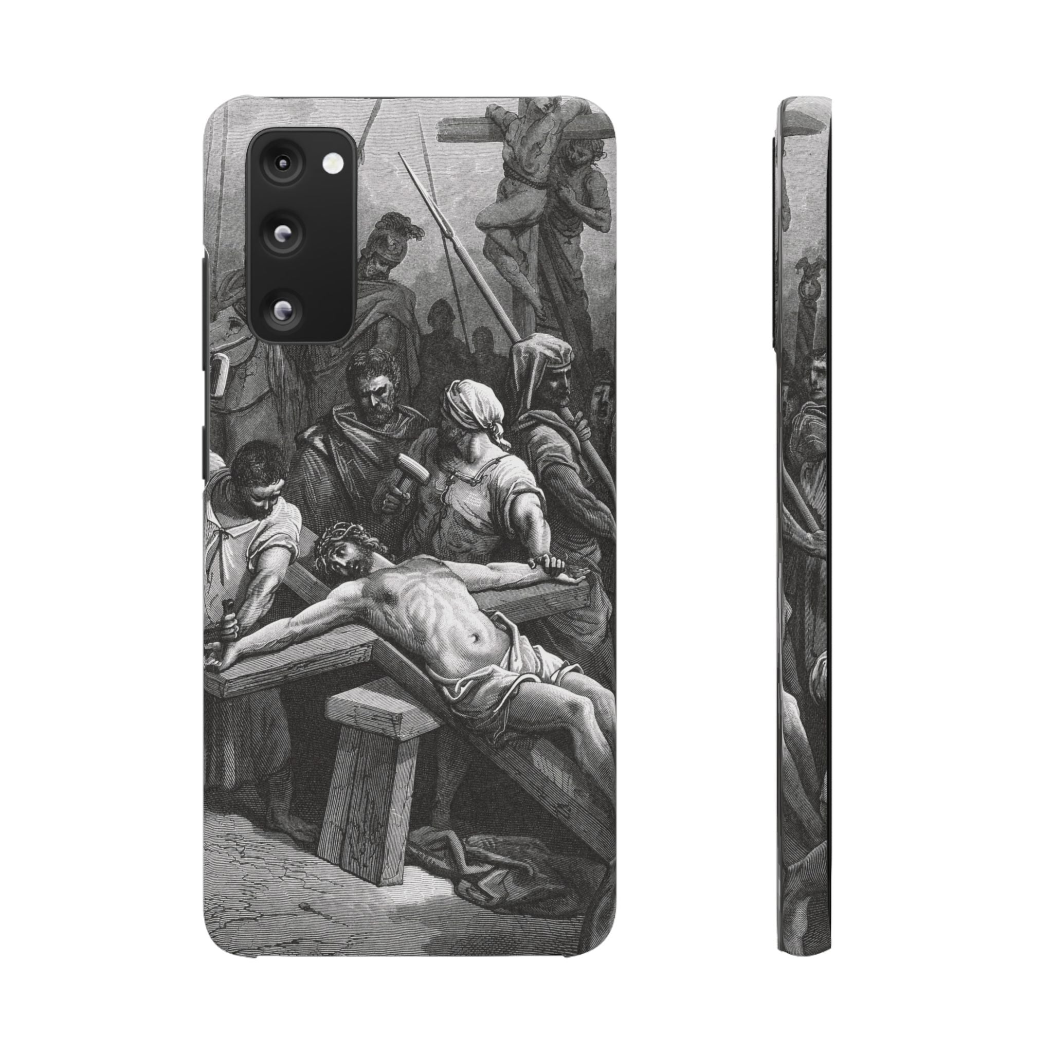 Crucifixion of Jesus by Gustave Doré - Samsung Slim Case