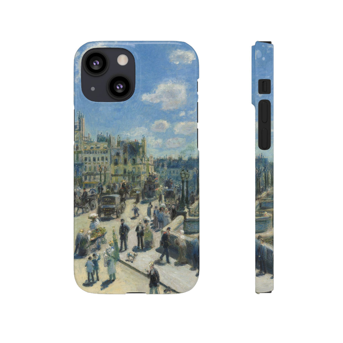 Pont Neuf Paris by Pierre Auguste Renoir - iPhone Slim Case