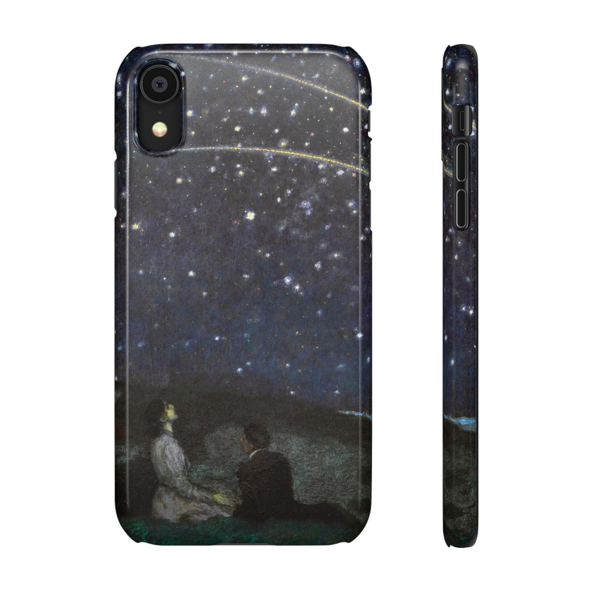 Falling Stars by Franz von Stuck - iPhone Slim Case