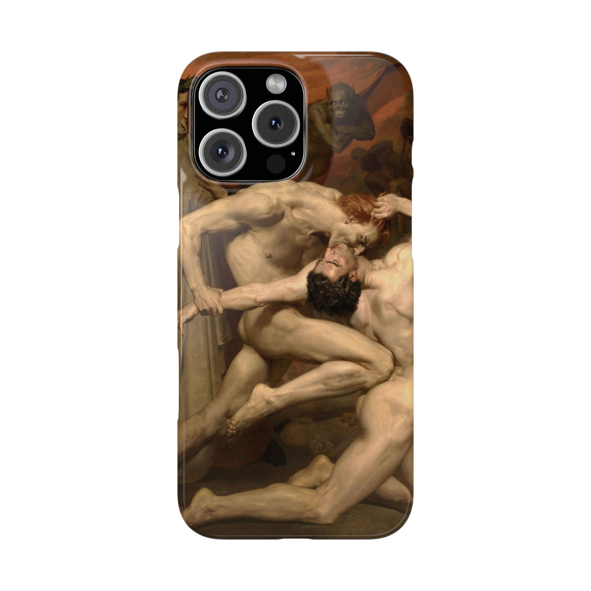 Dante and Virgile by William Bouguereau - iPhone Slim Case