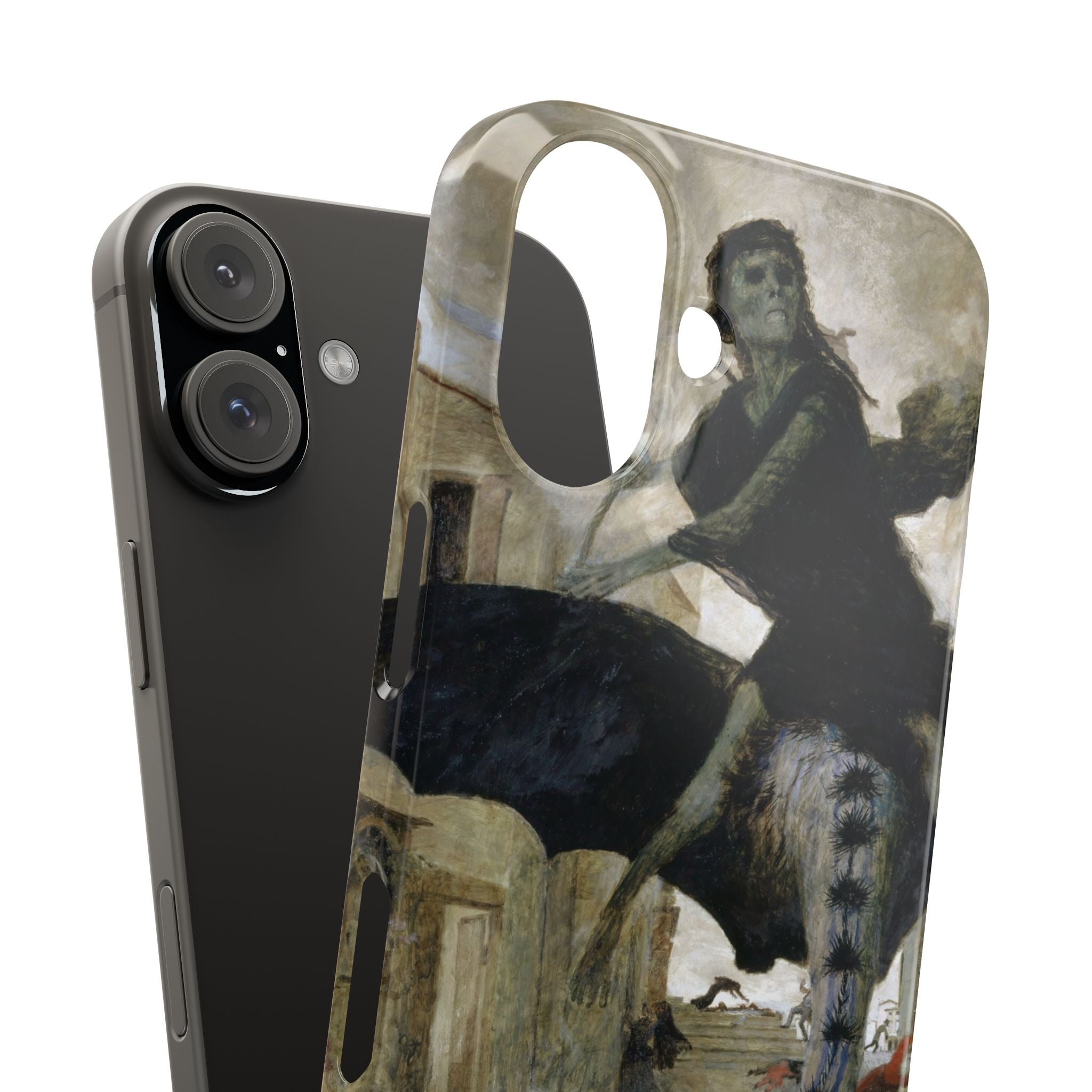 The Plague by Arnold Böcklin - iPhone Slim Case
