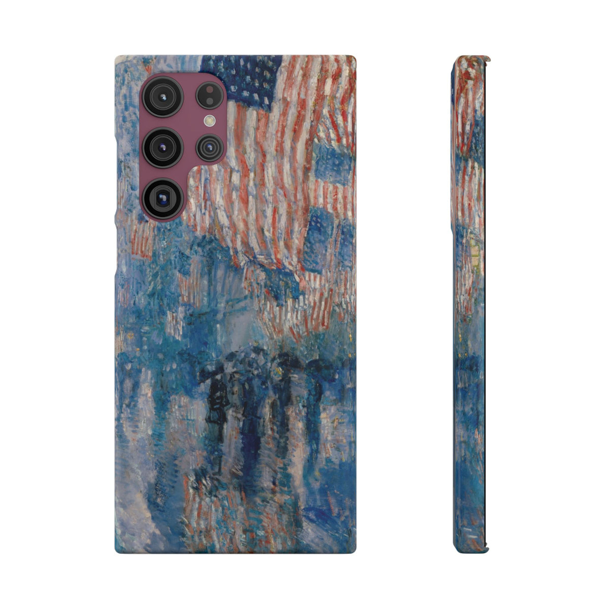 The Avenue in the Rain by Childe Hassam - Samsung Slim Case
