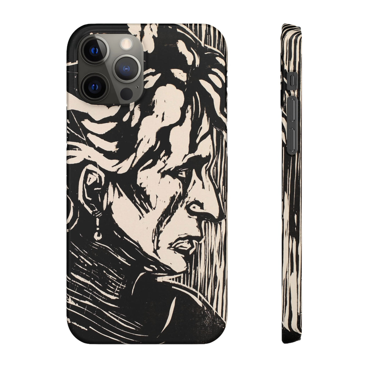 Portrait of an Elderly Lady by Edvard Munch - iPhone Slim Case