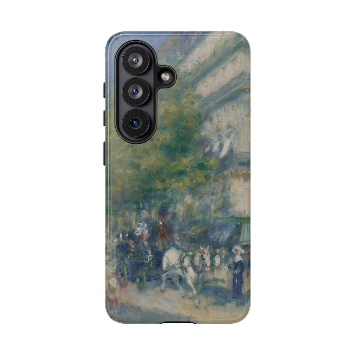 The Grands Boulevards by Pierre Auguste Renoir - Samsung Tough Case