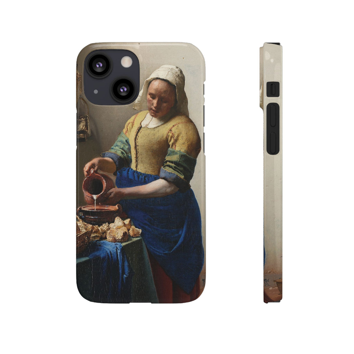The Milkmaid by Johannes Vermeer - iPhone Slim Case