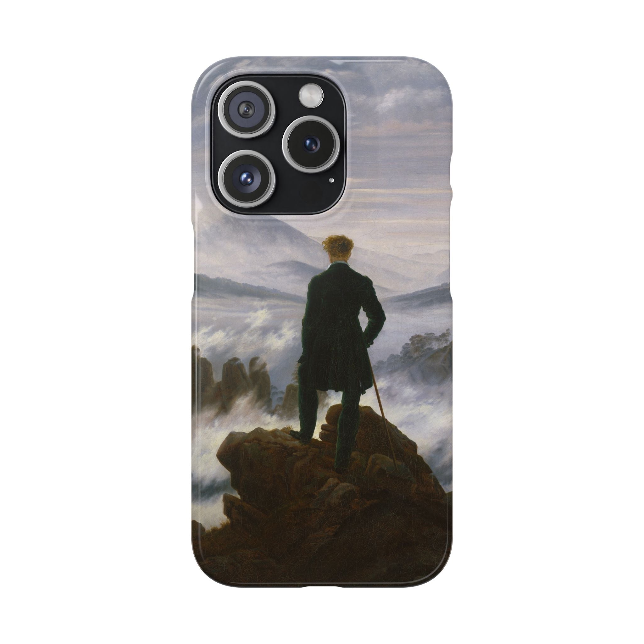 The Wanderer above the Sea of Fog by Caspar David Friedrich - iPhone Slim Case