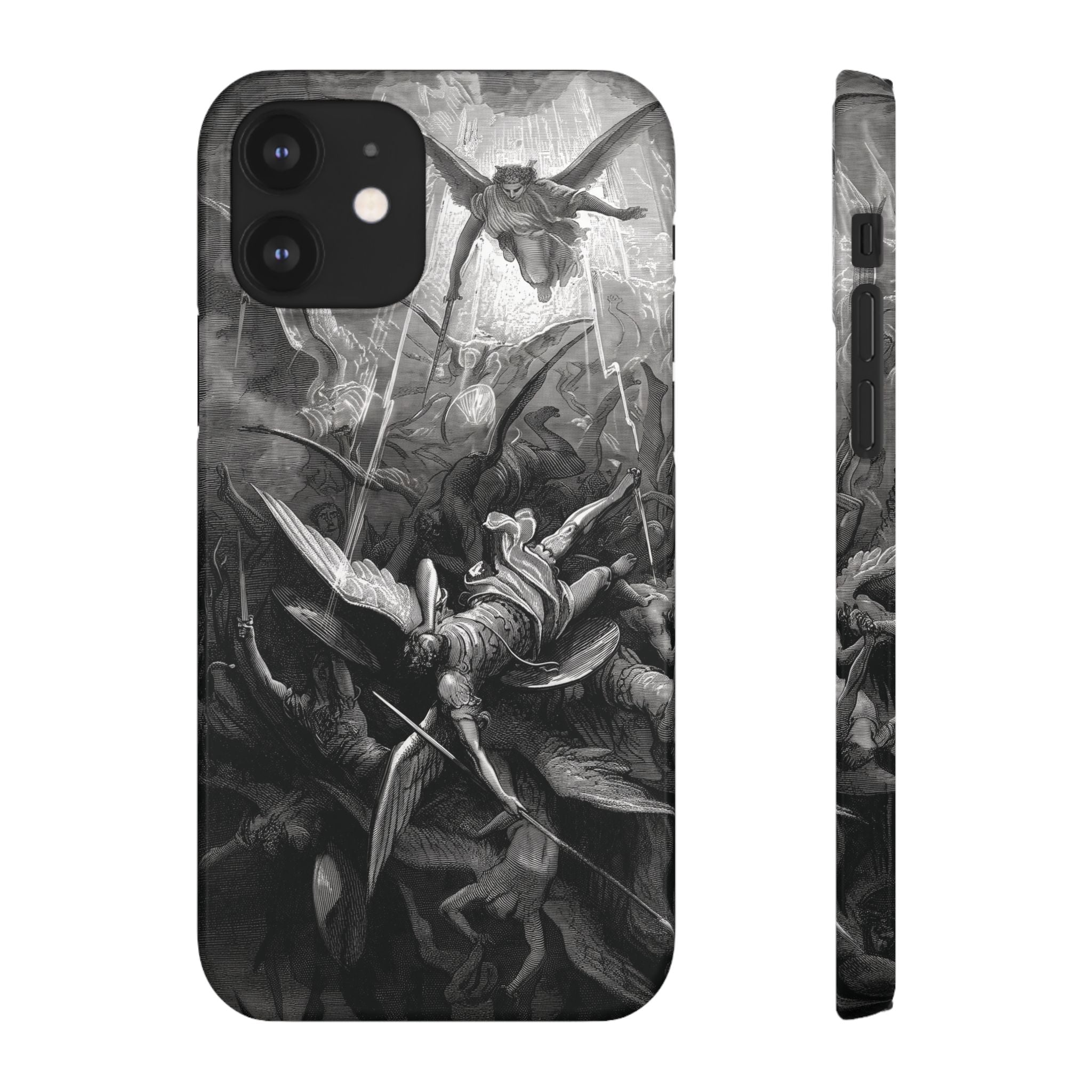 Paradise Lost | The Battle in Heaven by Gustave Doré - iPhone Slim Case