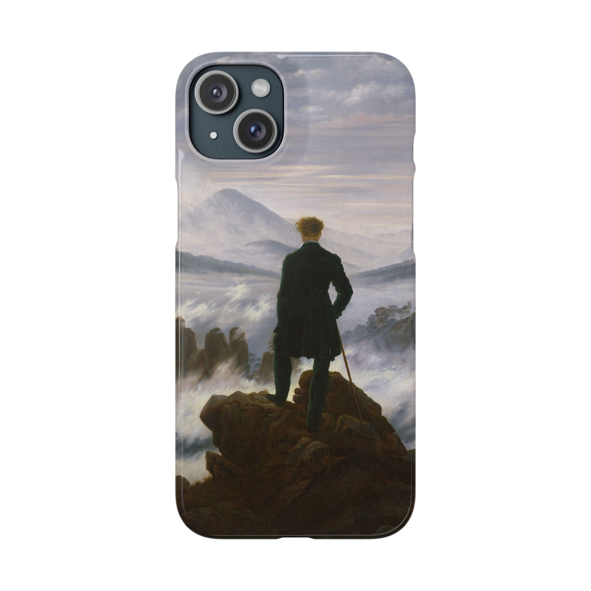 The Wanderer above the Sea of Fog by Caspar David Friedrich - iPhone Slim Case