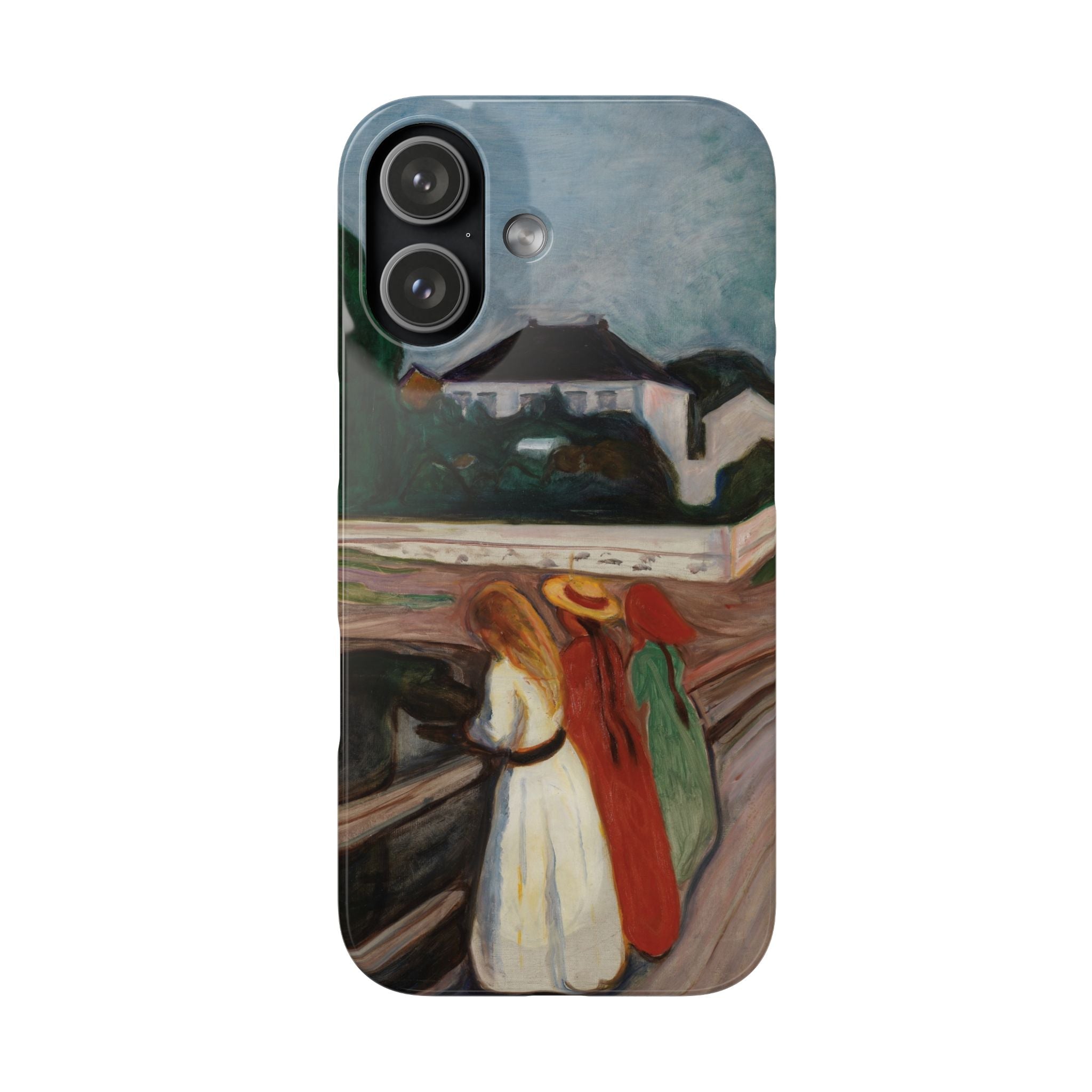 The Girls on the Bridge by Edvard Munch - iPhone Slim Case