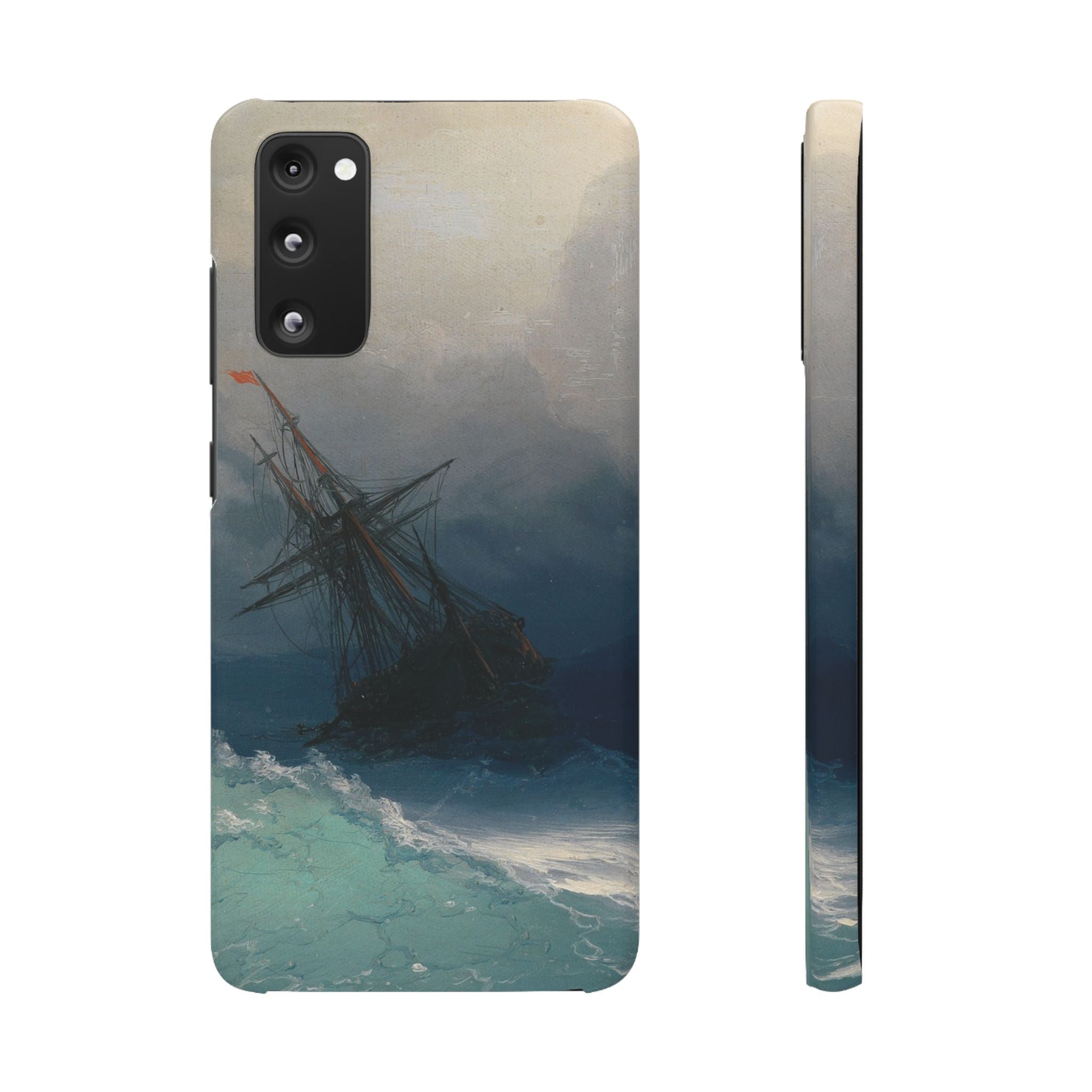Ship on Stormy Seas by Ivan Aivazovsky - Samsung Slim Case