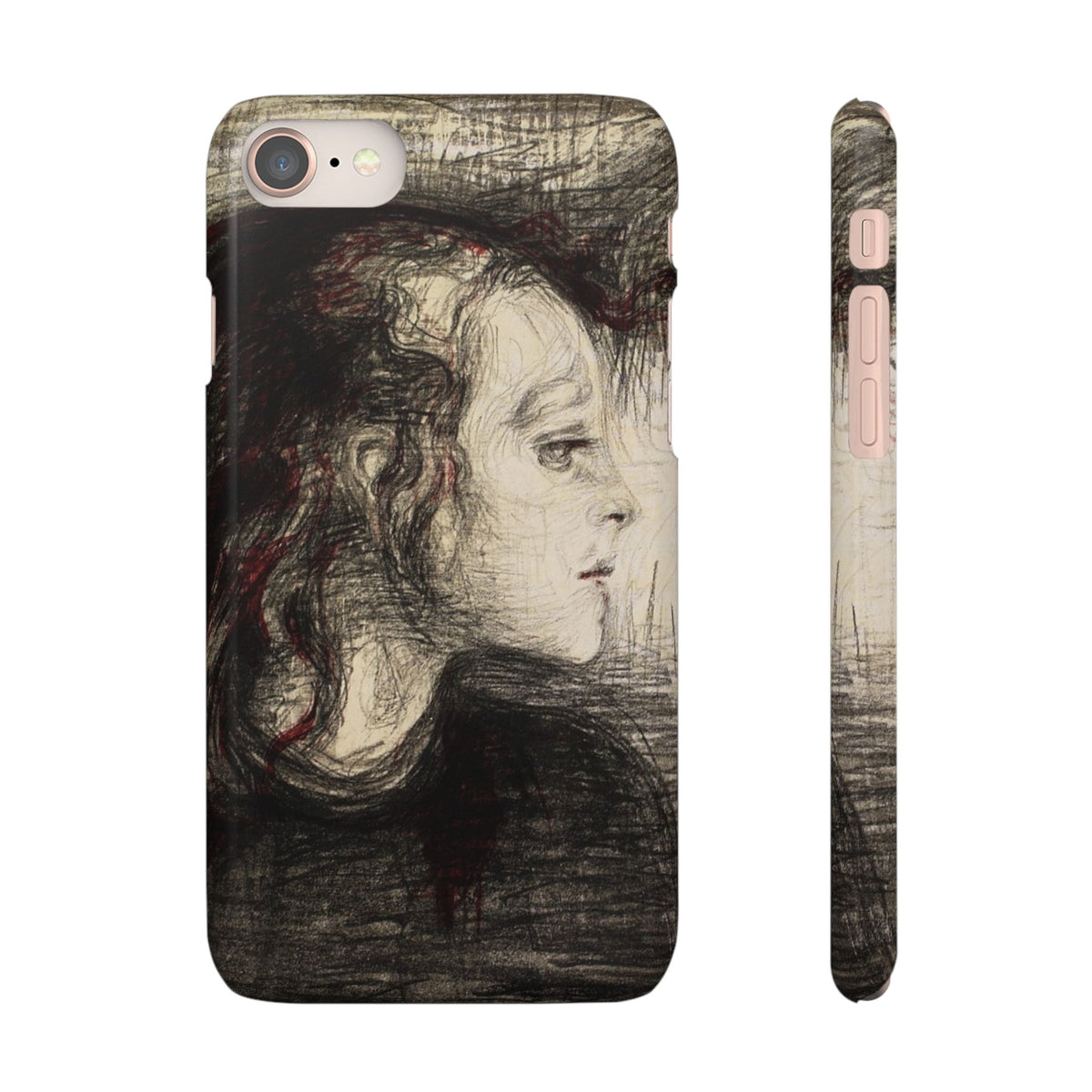 The Sick Child by Edvard Munch - iPhone Slim Case