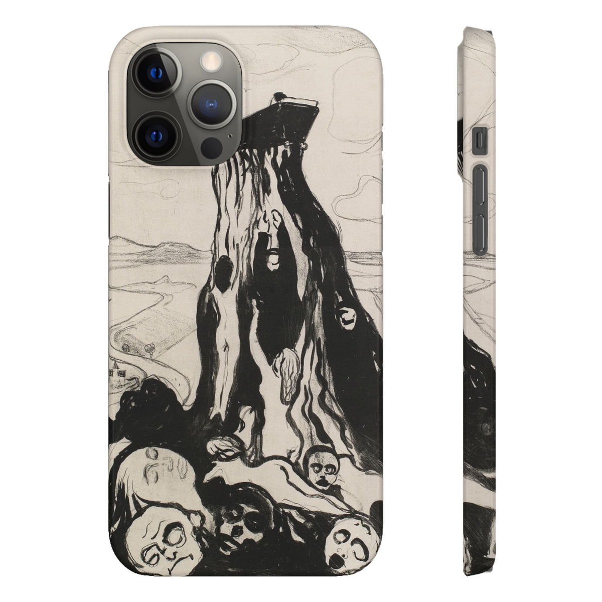 Funeral March by Edvard Munch - iPhone Slim Case