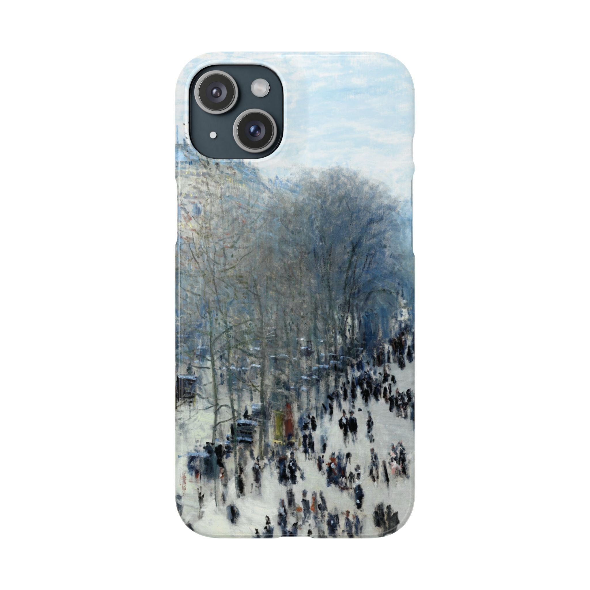 Boulevard des Capucines by Claude Monet - iPhone Slim Case