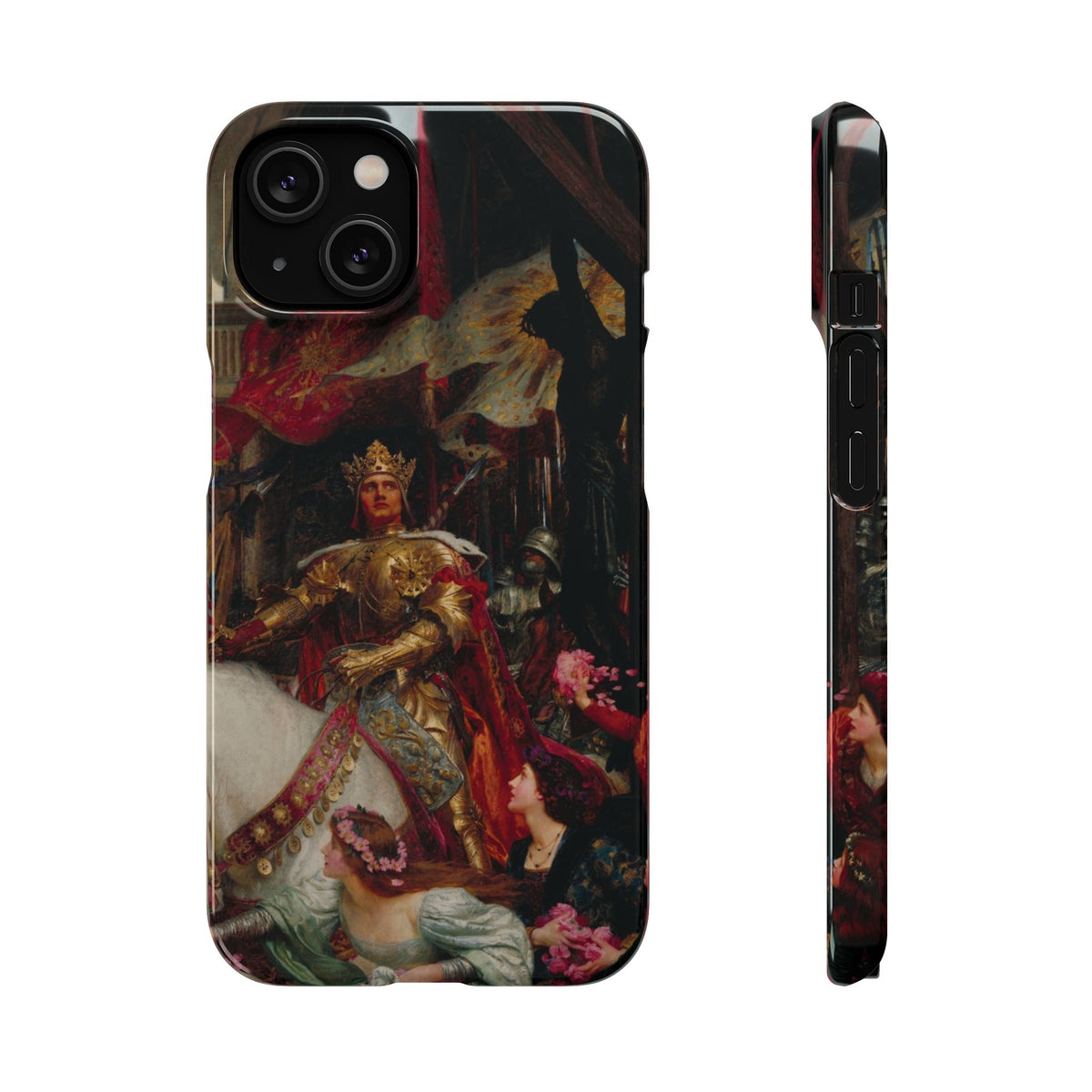 The Two Crowns by Frank Dicksee - iPhone Slim Case