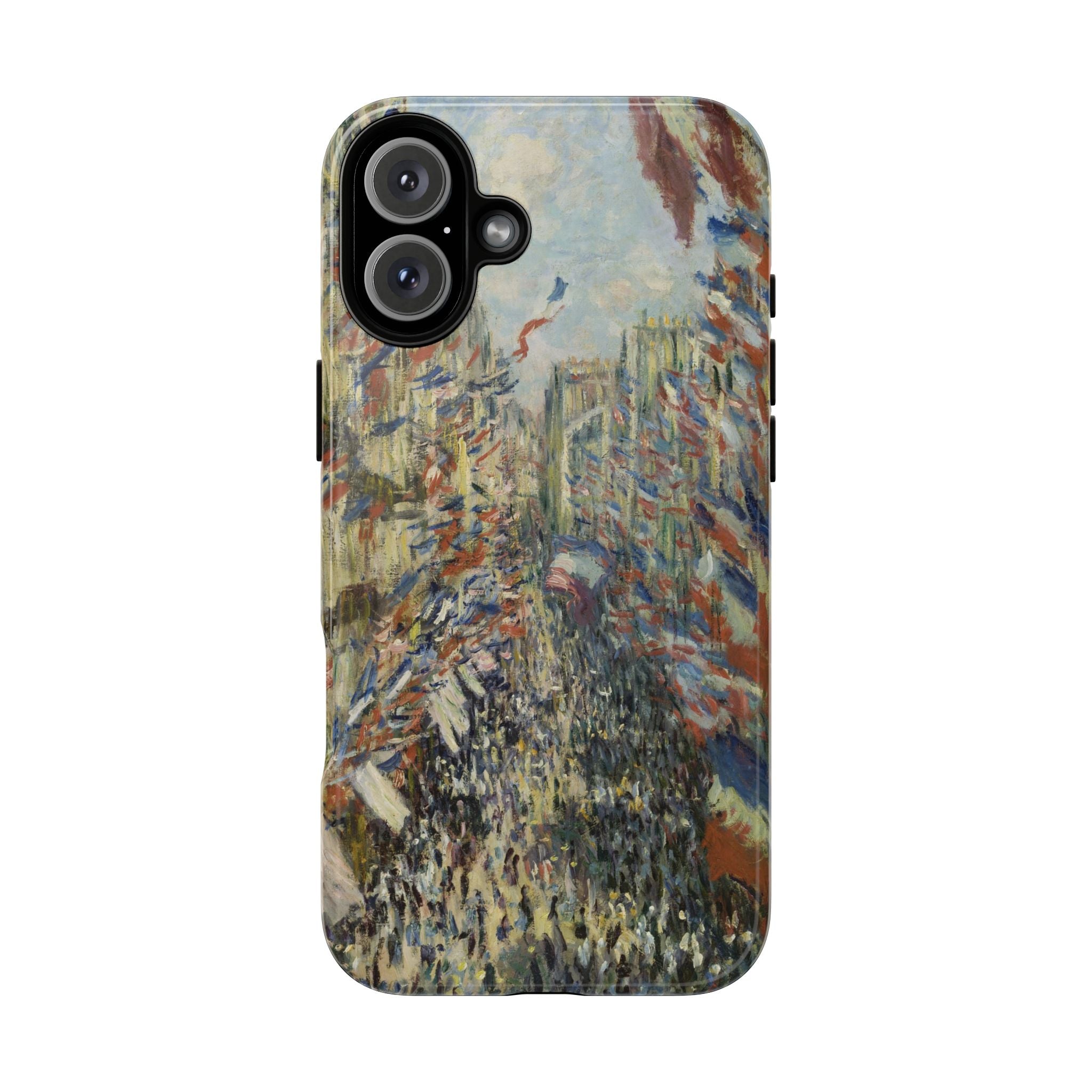 The Rue Montorgueil in Paris by Claude Monet - iPhone Tough Case