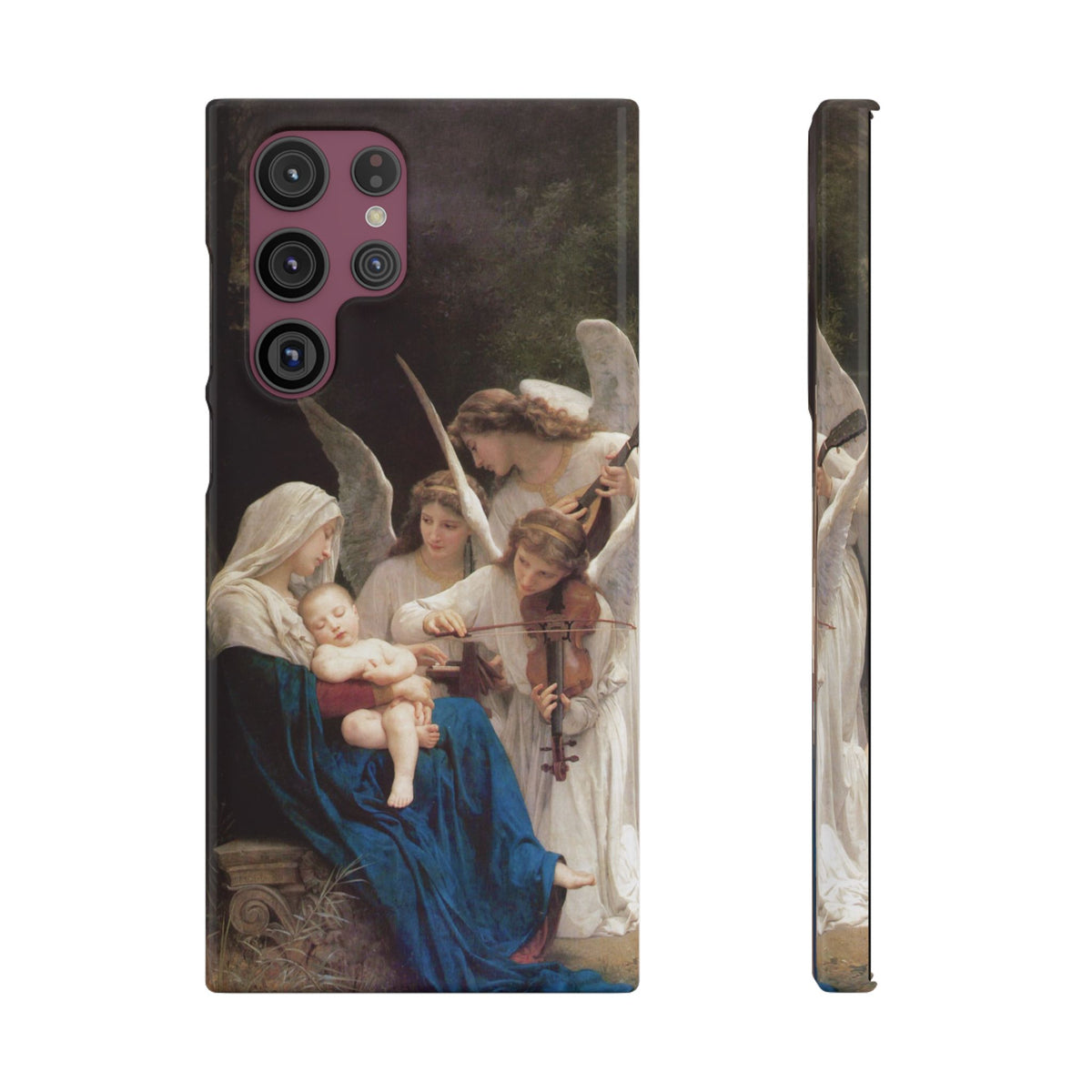The Virgin of the angels by William-Adolphe Bouguereau - Samsung Slim Case