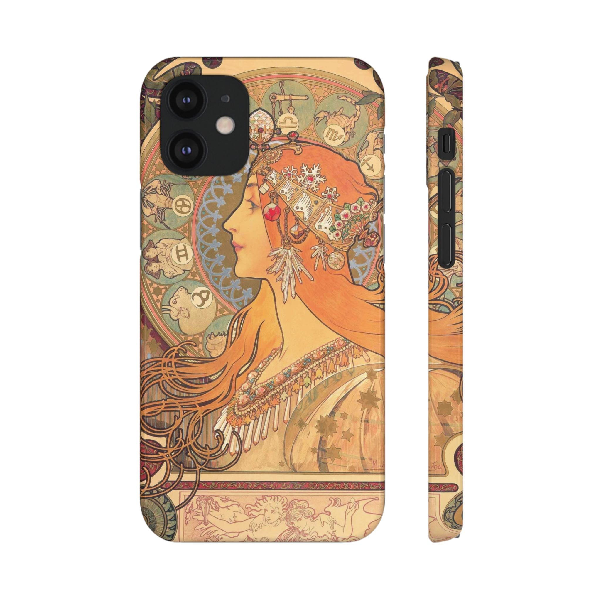Zodiac by Alphonse Mucha - iPhone Slim Case