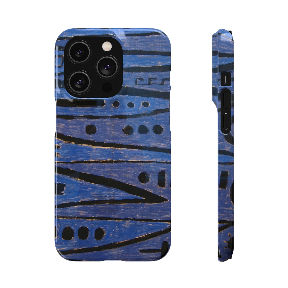 Heroic strokes of the bow by Paul Klee - iPhone Slim Case